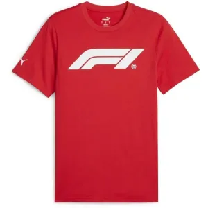 Puma F1 ESSENTIALS LOGO TEE Herrenshirt, rot, größe XL