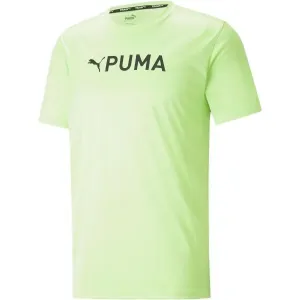 Puma FIT LOGO TEE - CF GRAPHIC Herren Sportshirt, gelb, größe S