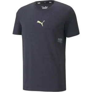 Puma FUßALL STREET TEE Fußball T-Shirt, dunkelblau, größe M