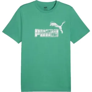 Puma GRAPHIC NO.1 LOGO TEE Herren-T-Shirt, grün, größe M