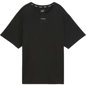Puma GRAPHIC OVERSIZED PUMA FIT TEE Damen T-Shirt, schwarz, größe L