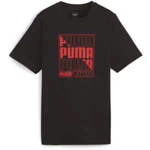 Puma GRAPHIC PUMA BOX TEE Herrenshirt, schwarz, größe L