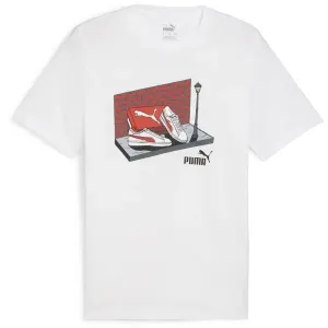 Puma GRAPHIC SNEAKER BOX TEE Herrenshirt, weiß, größe XL