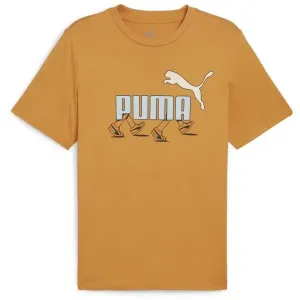Puma GRAPHIC SNEAKER TEE Herrenshirt, orange, größe M