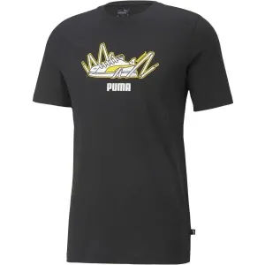 Puma GRAPHIC TEE Herrenshirt, schwarz, größe L