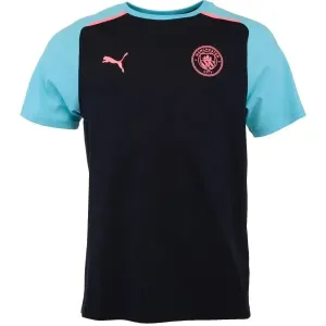 Puma MCFC CASUALS Herren Fußballshirt, schwarz, größe M