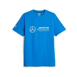 Puma MERCEDES-AMG PETRONAS F1 TEAM ESSENTIALS Herren-T-Shirt, blau, größe XL