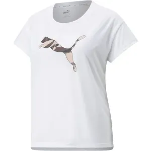 Weiße T-Shirts Puma