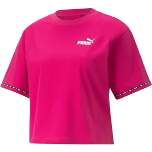 Puma POWER TAPE TEE Damenshirt, rosa, größe XS
