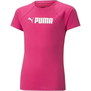 Puma PUMA FIT TEE G Mädchen Shirt, rosa, größe 128