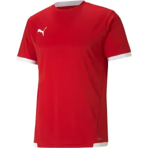 Puma TEAM LIGA JERSEY Herren Fußballshirt, rot, größe XS