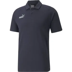 Puma TEAMFINAL CASUALS POLO Herren T-Shirt, dunkelblau, größe L