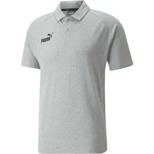 Puma TEAMFINAL CASUALS POLO Herren T-Shirt, grau, größe XL
