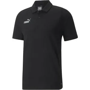 Puma TEAMFINAL CASUALS POLO Herren T-Shirt, schwarz, größe L