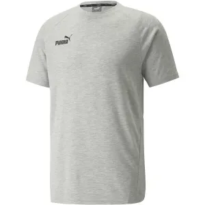 Puma TEAMFINAL CASUALS TEE Fußball T-Shirt, grau, größe M