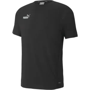 Puma TEAMFINAL CASUALS TEE Fußball T-Shirt, schwarz, größe XL