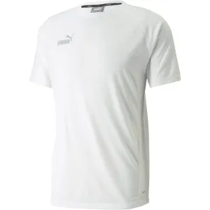 Puma TEAMFINAL CASUALS TEE Fußball T-Shirt, weiß, größe S