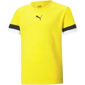 Puma TEAMRISE JERSEY JR Herrenshirt, gelb, größe 152