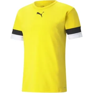 Puma TEAMRISE Jungen Fußball Trikot, gelb, größe M