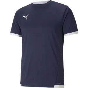 Puma TEAM LIGA JERSEY Herren Fußballshirt, dunkelblau, größe L