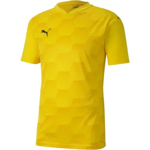 Puma TEAMFINAL 21 GRAPHIC JERSEY Herren Sportshirt, gelb, größe L