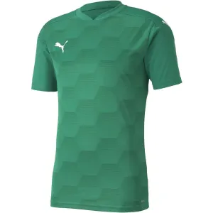 Puma TEAMFINAL 21 GRAPHIC JERSEY Herren Sportshirt, grün, größe M