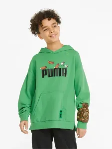 Puma Puma x Minecraft Sweatshirt Kinder Grün #243983
