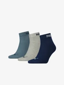 Puma Socken 3 Paar Blau #1028044