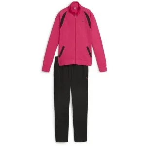Puma CLASSIC TRICOT SUIT OP Damen Trainingsanzug, rosa, größe L