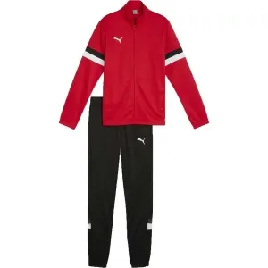 Puma TEAMRISE TRACKSUIT JR Trainingsanzug für Kinder, rot, größe 128