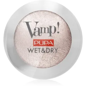 Pupa Vamp! Wet&Dry Lidschatten zur Trocken- und Nassanwendung mit perlmutternem Glanz Farbton 200 Luminous Rose 1 g
