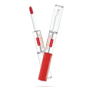 PUPA Milano Langanhaltender flüssiger Lippenstift Made To Last Lip Duo (Liquid Lip Colour) 2 x 4 ml 004 Geranium Fuchsia