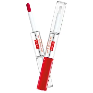 PUPA Milano Langanhaltender flüssiger Lippenstift Made To Last Lip Duo (Liquid Lip Colour) 2 x 4 ml 006 Fire Red