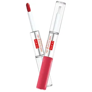 PUPA Milano Langanhaltender flüssiger Lippenstift Made To Last Lip Duo (Liquid Lip Colour) 2 x 4 ml 007 Coral Sunrise