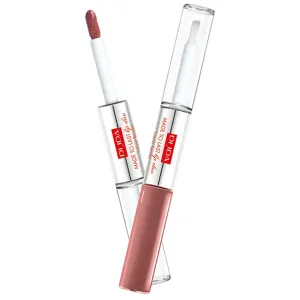 PUPA Milano Langanhaltender flüssiger Lippenstift Made To Last Lip Duo (Liquid Lip Colour) 2 x 4 ml 011 Natural Brown