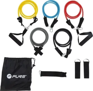 Pure 2 Improve Exercise Tube Set Multi Fitnessband