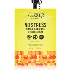 puroBIO Cosmetics No Stress revitalisierende Maske für die Haare 40 ml