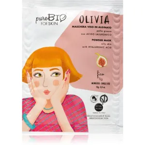 puroBIO Cosmetics Olivia Fig Peel-Off-Maske in Pulverform 13 g