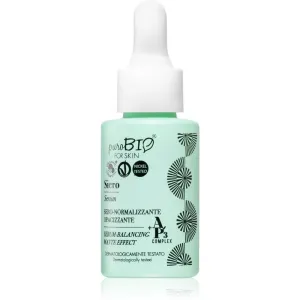 puroBIO Cosmetics Sebum-Balancing Serum Antioxidationsserum gegen Hautalterung 15 ml