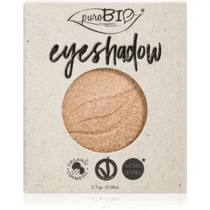 puroBIO Cosmetics Compact Eyeshadows Lidschatten Ersatzfüllung Farbton 01 Sparkling Wine 2,5 g