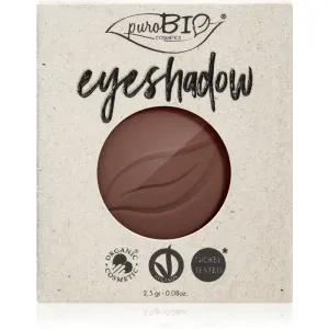 puroBIO Cosmetics Compact Eyeshadows Lidschatten Ersatzfüllung Farbton 03 Brown 2,5 g