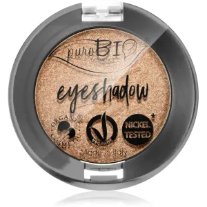 puroBIO Cosmetics Compact Eyeshadows Lidschatten Farbton 01 Sparkling Wine 2,5 g