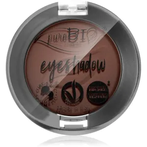 puroBIO Cosmetics Compact Eyeshadows Lidschatten Farbton 03 Brown 2,5 g