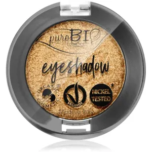 puroBIO Cosmetics Compact Eyeshadows Lidschatten Farbton 24 Gold 2,5 g
