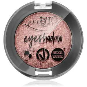 puroBIO Cosmetics Compact Eyeshadows Lidschatten Farbton 25 Pink 2,5 g