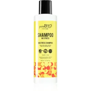 puroBIO Cosmetics No Stress stärkendes Shampoo 200 ml