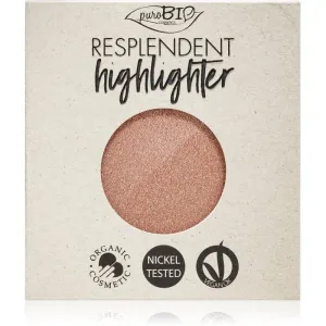 puroBIO Cosmetics Resplendent Highlighter Cremiger Highlighter Ersatzfüllung Farbton 04 Pink Gold 9 g