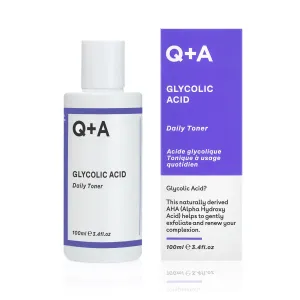 Q+A Glycolic Acid sanftes Peeling-Tonikum mit AHA 100 ml
