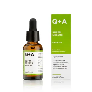 Q+A Super Greens nährendes Öl für die Haut 30 ml