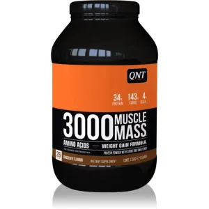 QNT 3000 Muscle Mass Präparat zur Förderung des Muskelwachstums Geschmack Chocolate 1,3 kg